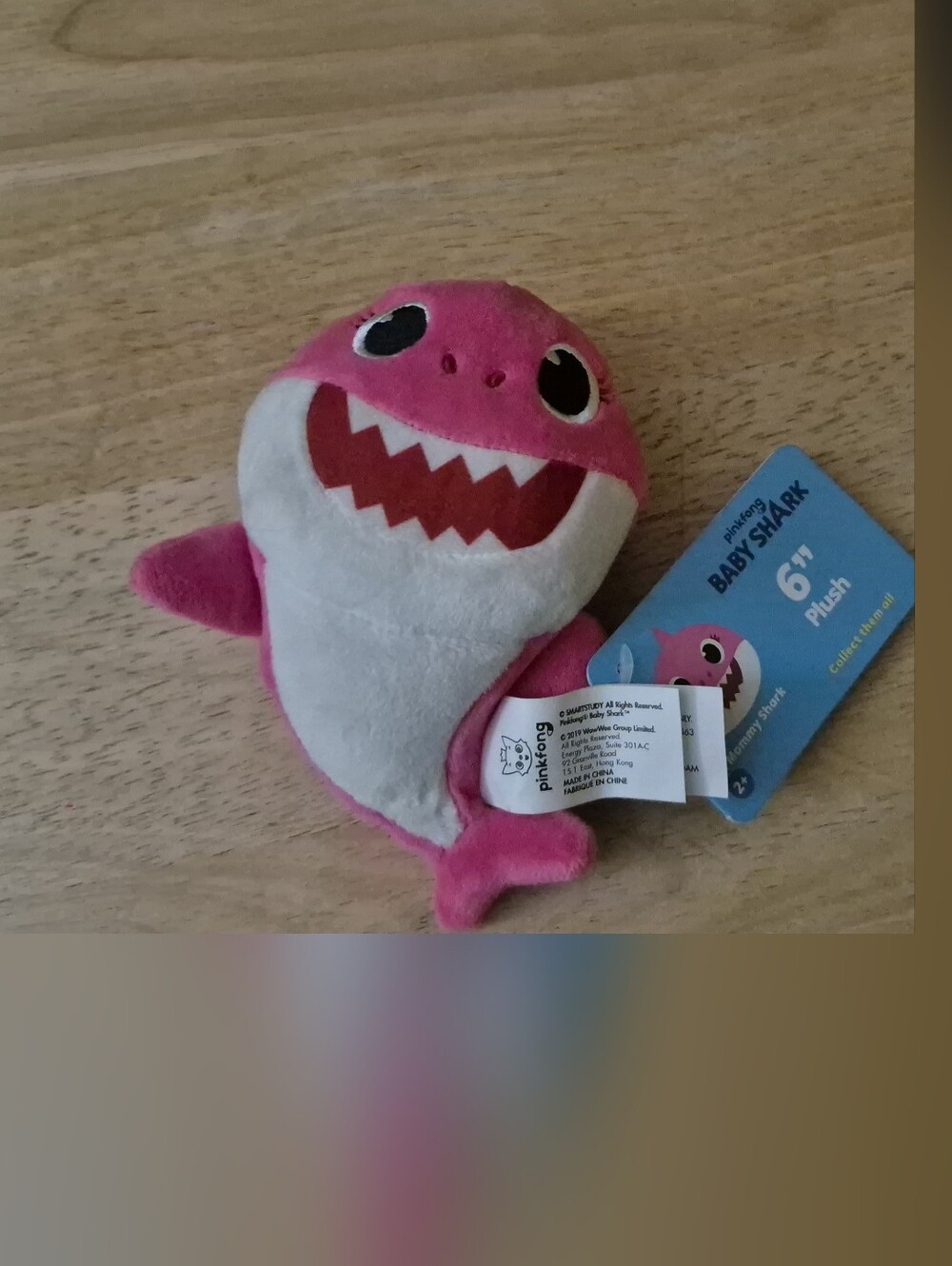 Pinkfong Baby Shark 6" Mommy Shark Plush New With Tags
